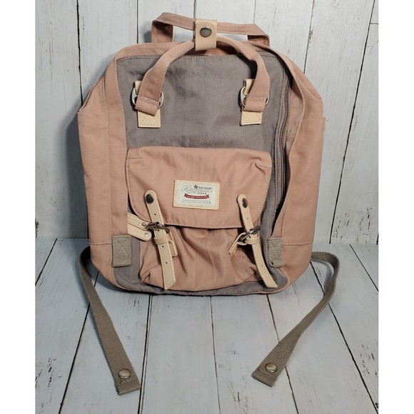 Himawari Handbags - Himawari Backpack Peach Laptop Water Repellent Womens Nice